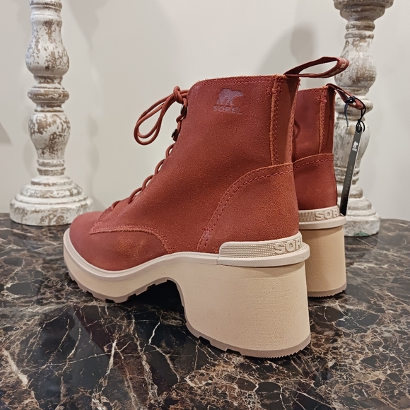 Sorel Hi-Line Heel Lace Waterproof Boots Size 10 for Women - Picture 11 of 13